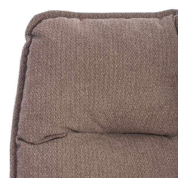 Кресло лаунж Reflex/Рефлекс с пуфом велюр/букле (HYP), бежевый фото № 11