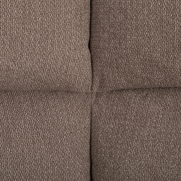 Кресло лаунж Reflex/Рефлекс с пуфом велюр/букле (HYP), бежевый фото № 14