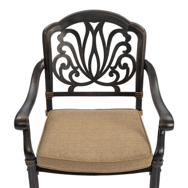 Комплект Secret De Maison Quartet/Квартет (стол +4 стула) алюминиевый сплав, бронза/bronze фото № 9