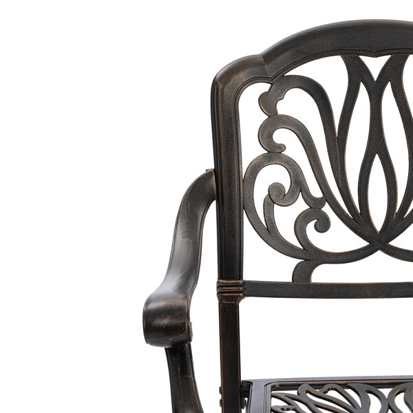 Комплект Secret De Maison Quartet/Квартет (стол +4 стула) алюминиевый сплав, бронза/bronze фото № 12