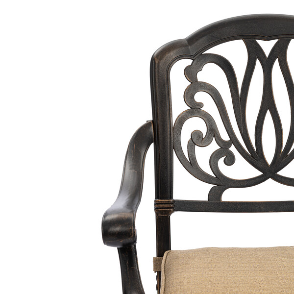 Комплект Secret De Maison Quartet/Квартет (стол +4 стула) алюминиевый сплав, бронза/bronze фото № 13