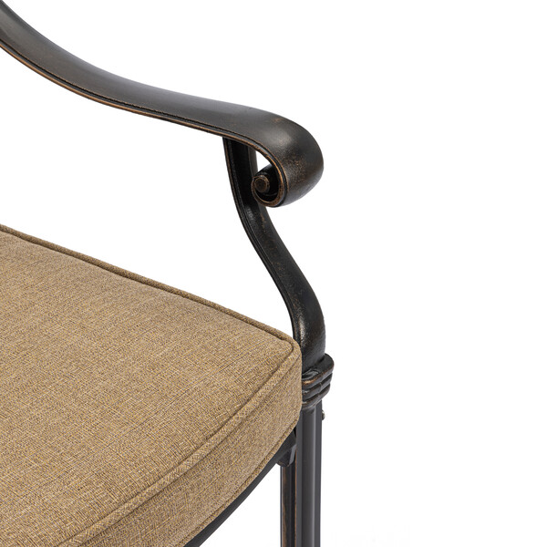 Комплект Secret De Maison Quartet/Квартет (стол +4 стула) алюминиевый сплав, бронза/bronze фото № 15