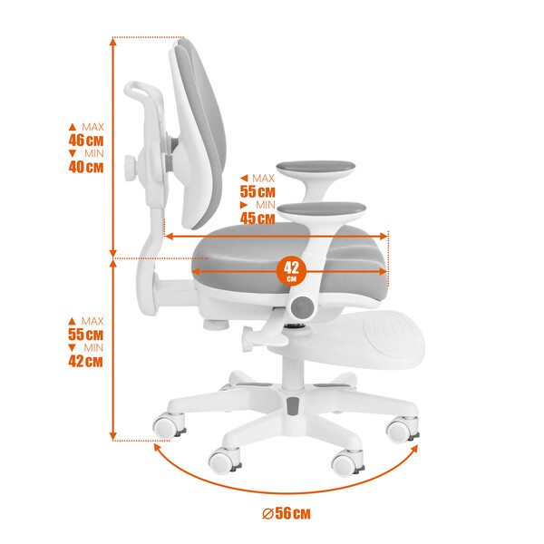 Кресло Миракл/Miracle серый серый фото № 19