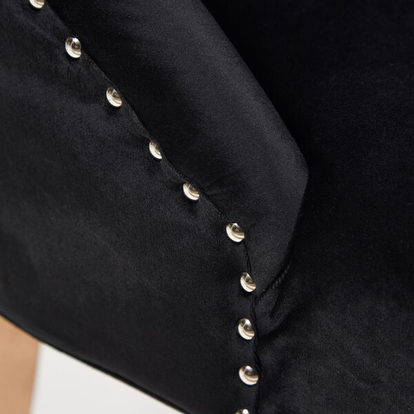 Стул Secret de Maison Prima/Прима (мод. C004) массив березы, ткань: вельвет, 52х61х90см, черный фото № 6