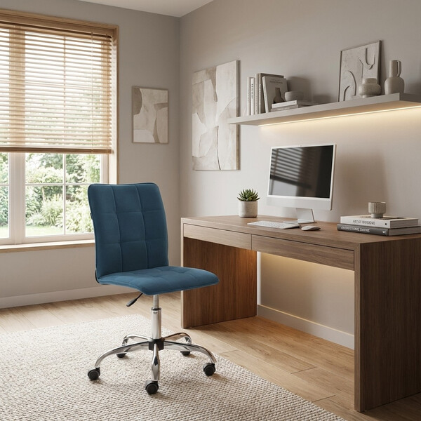 Кресло One/Ван велюр, синий, 32 фото № 12