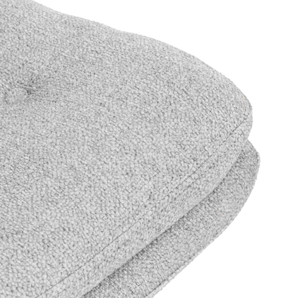 Кресло лаунж Oslo/Осло велюр/букле, vt шейп серый фото № 9