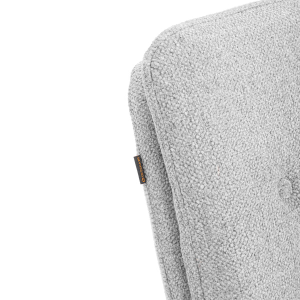 Кресло лаунж Oslo/Осло велюр/букле, vt шейп серый фото № 10