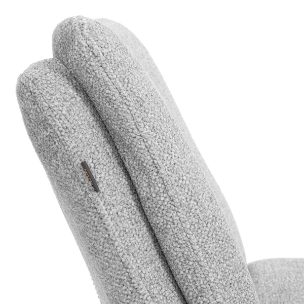 Кресло лаунж Oslo/Осло велюр/букле, vt шейп серый фото № 11