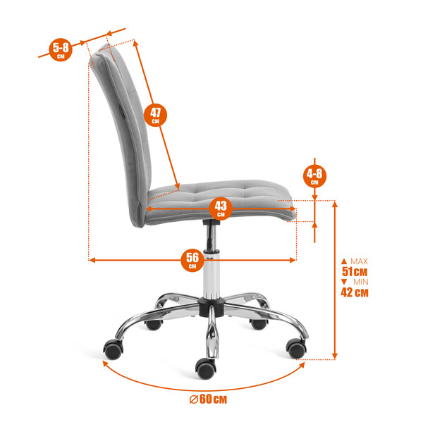 Кресло One/Ван кож/зам, металлик, 36 фото № 13