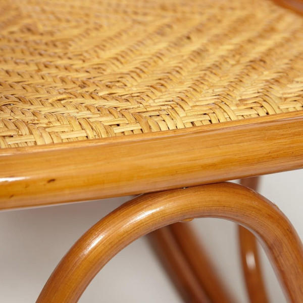 Кресло-качалка из натурального ротанга «Milano» ( без подушки) (Cognac (коньяк)) фото № 13