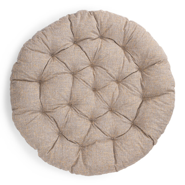 Кресло PAPASAN/ПАПАСАН 23/01 W /с подушкой/ 115х101х104см, медовый, подушка рогожка, меланж фото № 10