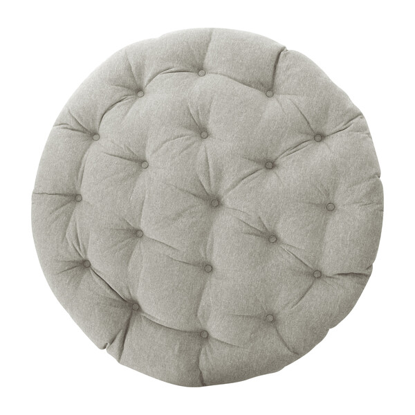 Кресло-качалка Папасан/Papasan (W 23/01 B) /с подушкой/ 115х78х104 см, коньячный, подушка ткань, серо-бежевый фото № 10