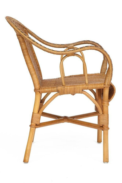 Кресло «Мерак» (Merak Chair) натуральный ротанг (Темный мед) фото № 3