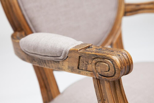 Кресло Medalion/Медальон (мод.CB2245) дерево вяз, 99х59х48см, груша №3 фото № 5