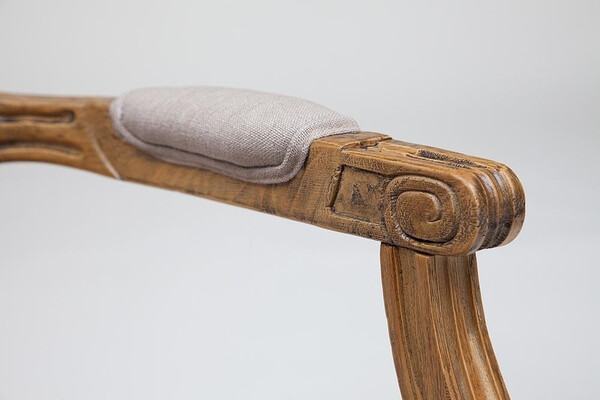 Кресло Medalion/Медальон (мод.CB2245) дерево вяз, 99х59х48см, груша №3 фото № 8