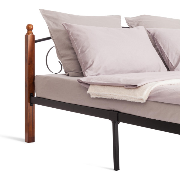 Металлическая двуспальная кровать Румба (Rumba) AT-203 (металлический каркас) + металлическое основание(160см x 200см) фото № 8