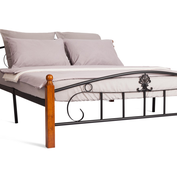 Металлическая двуспальная кровать Румба (Rumba) AT-203 (металлический каркас) + металлическое основание(160см x 200см) фото № 7