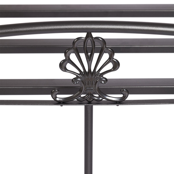 Металлическая двуспальная кровать Румба (Rumba) AT-203 (металлический каркас) + металлическое основание(160см x 200см) фото № 11