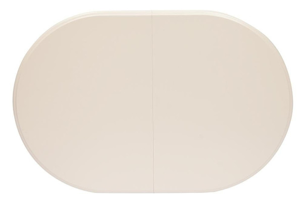 Стол обеденный белый раздвижной «Ева» (Eva) (Ivory white (слоновая кость) фото № 4