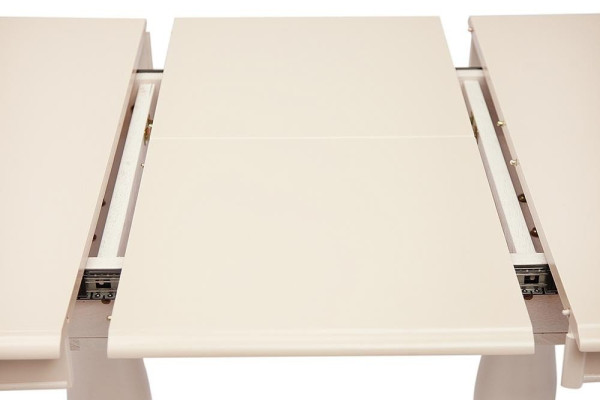 Стол обеденный белый раздвижной «Ева» (Eva) (Ivory white (слоновая кость) фото № 5