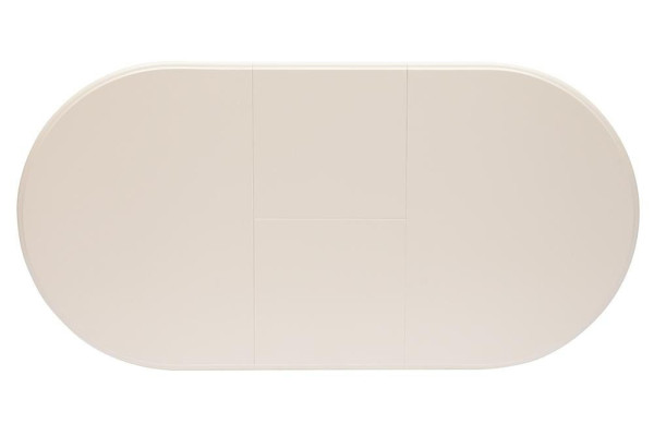 Стол обеденный белый раздвижной «Ева» (Eva) (Ivory white (слоновая кость) фото № 7