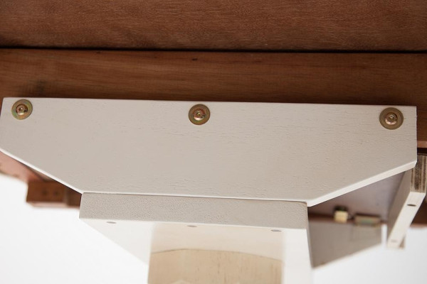 Стол обеденный раскладной «Каир» (Cairo CT 4260) (Античный белый/Тёмный Дуб) фото № 7