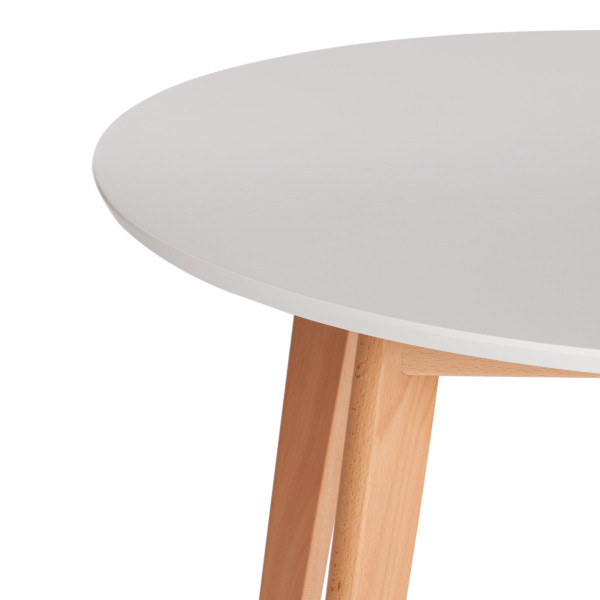 Стол обеденный «Боско» (Bosco Buk) (белый+натуральный) фото № 3