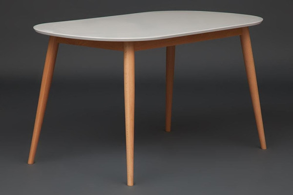 Стол обеденный «Макс» (Max Buk) (Бук+белый) фото № 4