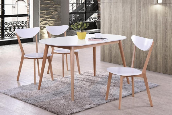 Стол обеденный «Макс» (Max Buk) (Бук+белый) фото № 6