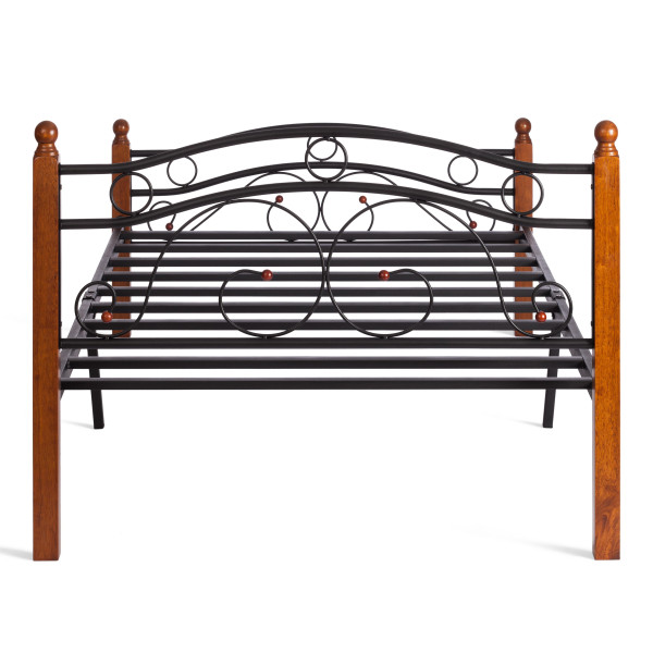 Кровать кованая AT 803 (металлический каркас) + основание (120см x 200см) фото № 4