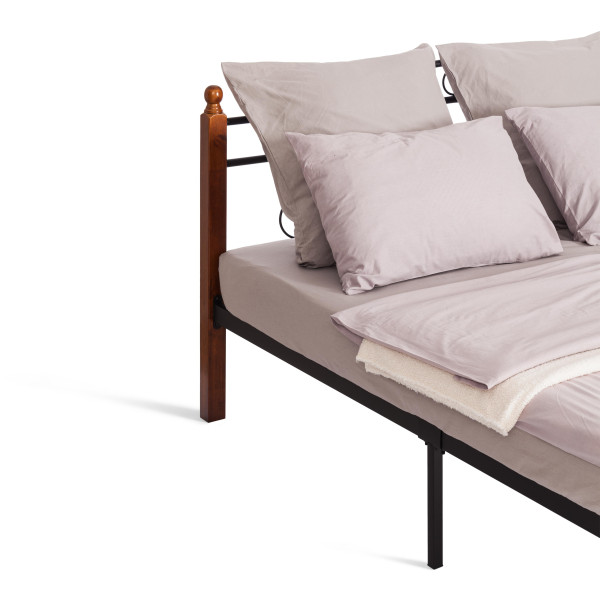 Кровать кованая AT 803 (металлический каркас) + основание (160см x 200см) фото № 6