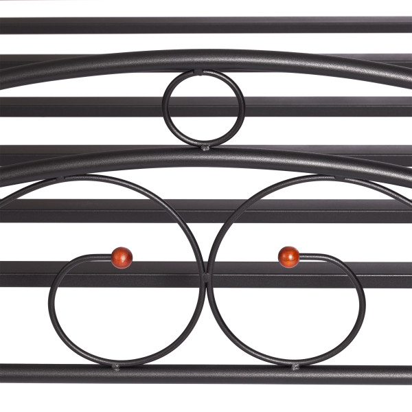 Кровать кованая AT 803 (металлический каркас) + основание (160см x 200см) фото № 10