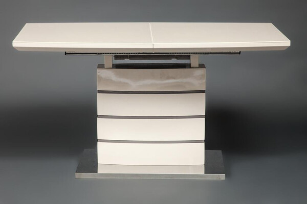 Стол раскладной «Wolf» (mod. 8053-2) (слоновая кость/латте, 140/180x80x76см) фото № 8