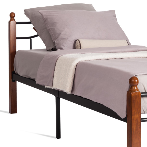 Кровать кованая AT 126 (металлический каркас) + металлическое основание (90см x 200см) фото № 6