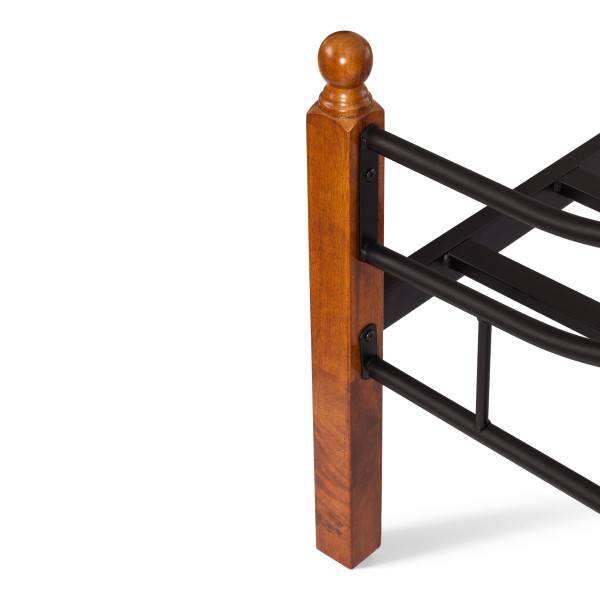 Кровать кованая AT 126 (металлический каркас) + металлическое основание (90см x 200см) фото № 13