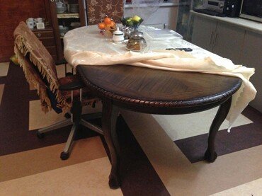 Стол обеденный овальный DEDT 4280 MPC (Тёмно-коричневый) фото покупателя №1