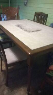 Стол обеденный с плиткой СТ 3760 венге (Дерево венге) фото покупателя №1