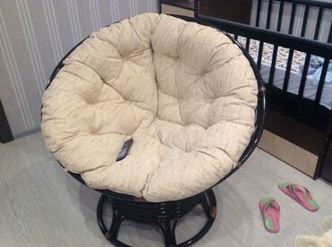 Кресло из ротанга «Папасан» (Papasan 23/01 Pecan орех) + Подушка (старт) фото покупателя №1