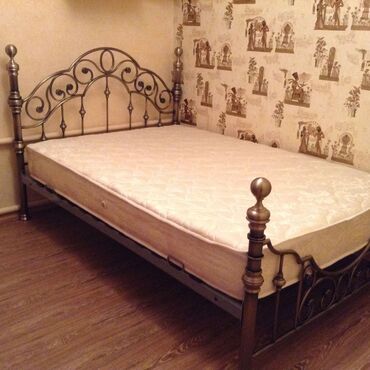 Кровать двуспальная 9603 «Виктория» (Victoria) + основание (Античный никель (140 x 200см) фото покупателя №1