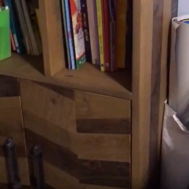 Шкаф книжный Secret De Maison «Largo» (Ларго) (mod. LAR L02-70) (Brown recycled) фото покупателя №1