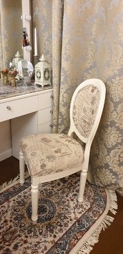 Стул с мягким сиденьем и спинкой «Принцесс» (Princess) (Слоновая кость) фото покупателя №1