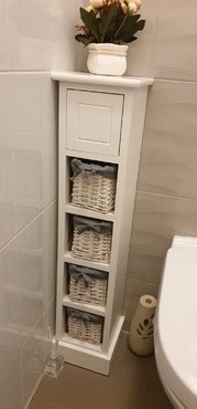 Тумба с 4 корзинами и ящиком Secret De Maison «Floral 5» (mod. HX16-002NS) (Белый) фото покупателя №1